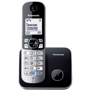 Телефон беспроводной (DECT) Panasonic KX-TG6811RUB
