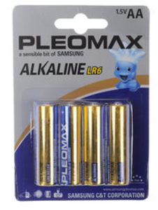 Батарейка Samsung Pleomax LR6-4BL