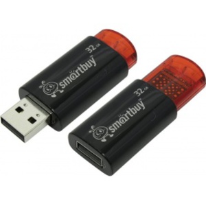 USB 32Gb - SmartBuy Click Black SB32GBCl-K