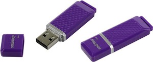 USB 8Gb - SmartBuy Quartz series Purple SB8GBQZ-V