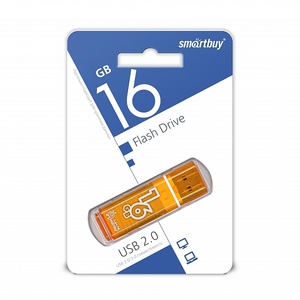 USB 16Gb - SmartBuy Glossy Orange SB16GBGS-Or