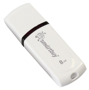 USB 8Gb - SmartBuy White SB8GBPN-W